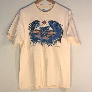 Vintage 1989 T-Shirt by Indigenous Artisan purchased at POW-WOW